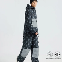 Positibeety Bee Logo Waterproof Snowboarding Jacket and Pants