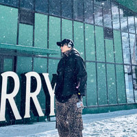 Skibear Leopard Print Ski Suit