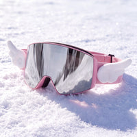 POSITIBEETY 4D Magnetic Anti-Fog Ski Goggles