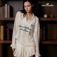 Now Rose Courtline Knit Polo