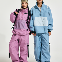 POSITIBEETY Contrasting Color Ski Suit | Snow Suits | 24/25 new, snow coat, unisex | Rico’s Snow Boutique