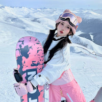 TSI Pinky Loose Fit Snow Bibpants | 23new, bibpants, snow coat, trending | RicosBoutique