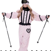 CHOP CHOP Sweetheart Ruffle Padded Snow Suit