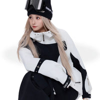 CHOPCHOP Asymmetrical Colorblock Padded Snow Suit