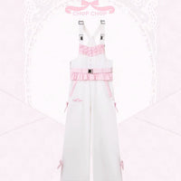 CHOPCHOP Bowknot Ruffle Padded Snow Suit
