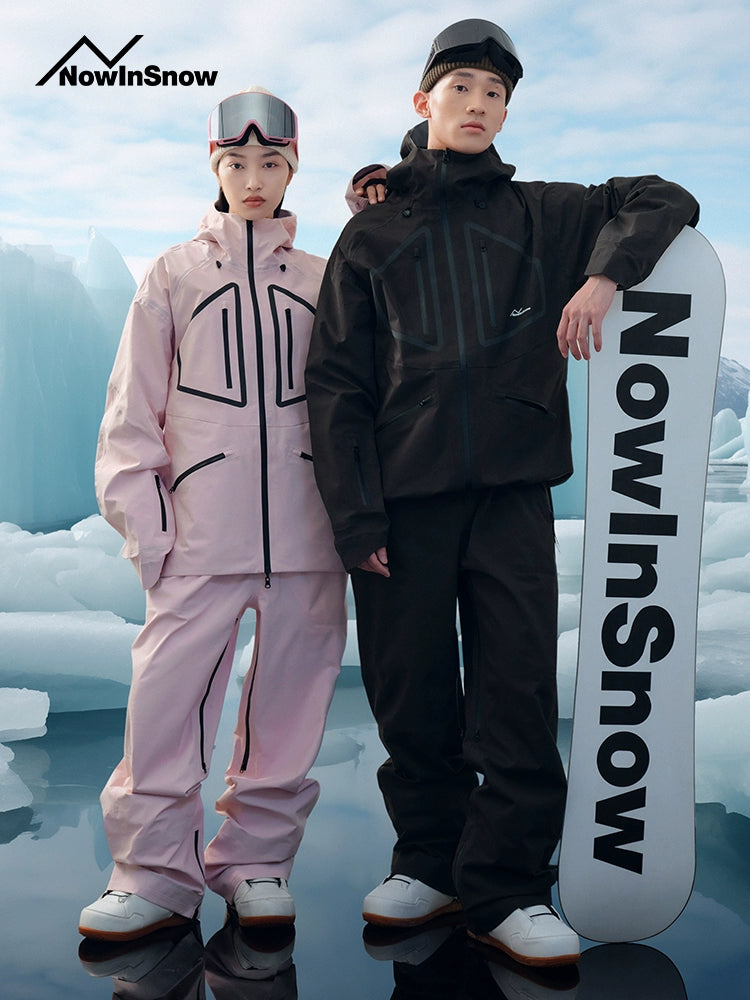 NIS Super B Series Reflective Strip 3L Snow Jacket | Snow Suits | 23new, nis, sale, shell, snow coat, unisex | RicosBoutique