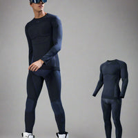 Winter Ski & Snowboard Seamless Thermal Base-layer Sets (For Men)