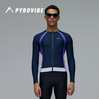 Pyrovibe GlacierFlow Long Sleeve Cycling Jersey
