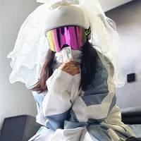 Cartoon Snow Helmet Plush Cover | Rico’s Snow Boutique