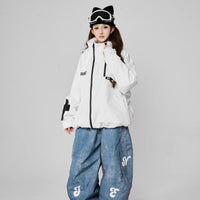 Ananie Printed Denim Look 20K Waterproof Ski Pants