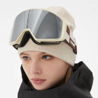RandomPow Snow Magnetic Snow Goggles (Replacement Lens Included)