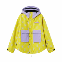 Positibeety Bee Logo Waterproof Snowboarding Jacket and Pants
