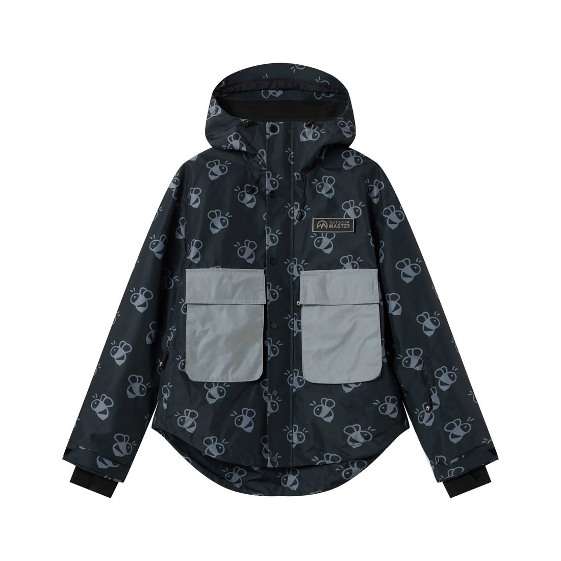 Positibeety Bee Logo Waterproof Snowboarding Jacket and Pants