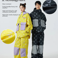 Positibeety Bee Logo Waterproof Snowboarding Jacket and Pants