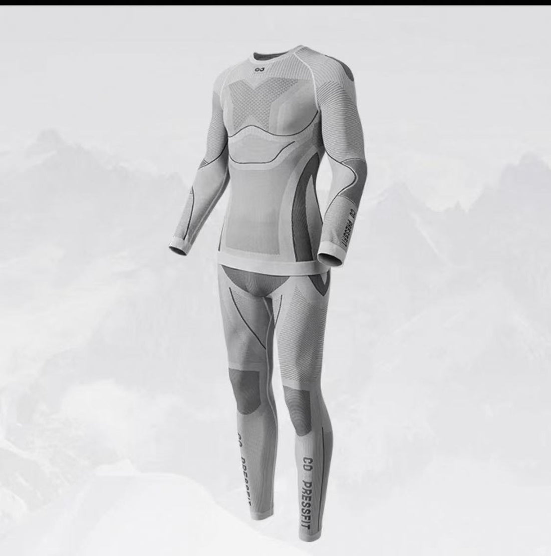 Winter Ski & Snowboard Seamless Thermal Base-layer Sets (For Men)
