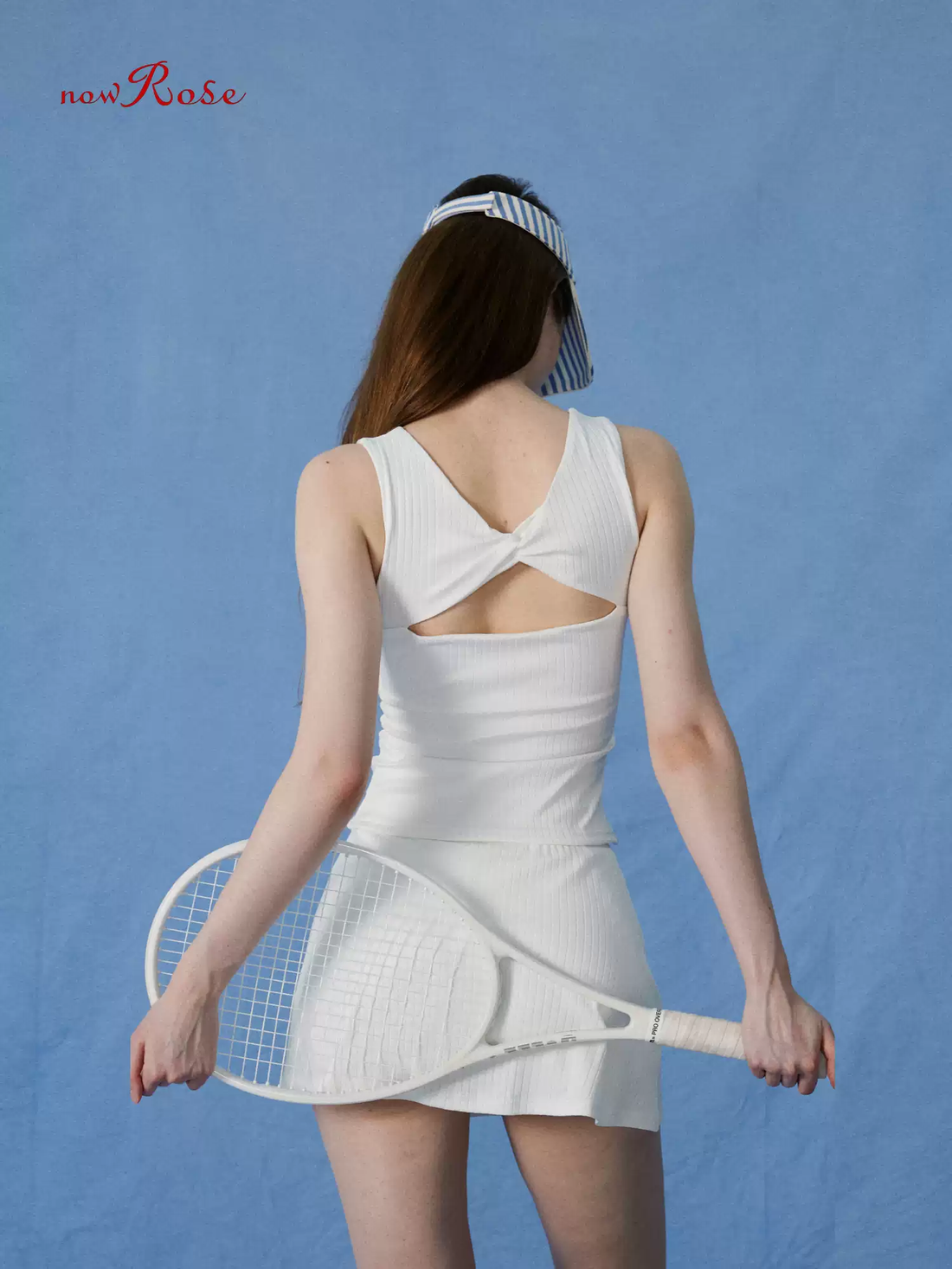 NowRose Riviera Twist Athletic Tank Top