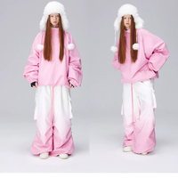 CHILLWHITE Aurora Pink Gradient Freestyle Snowboard Pants