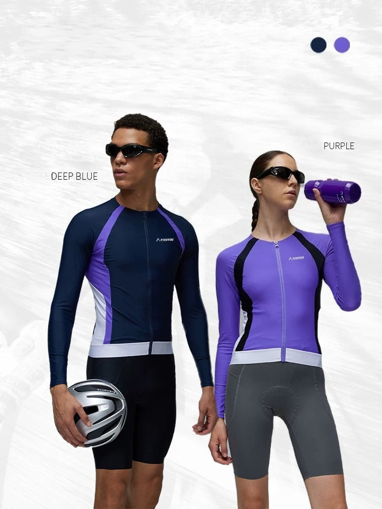 Pyrovibe GlacierFlow Long Sleeve Cycling Jersey