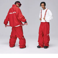 ChillWhite Unisex Red Snow Jacket & Pants