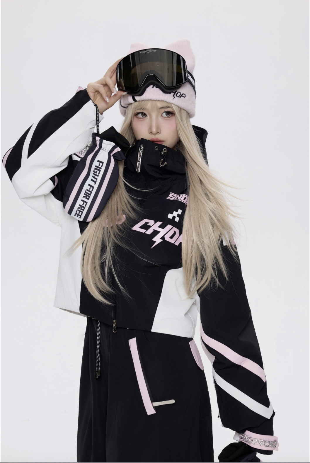 CHOPCHOP MVP Colorblock Ski Jacket & Bib Pants Set