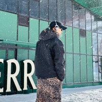 Skibear Leopard Print Ski Suit