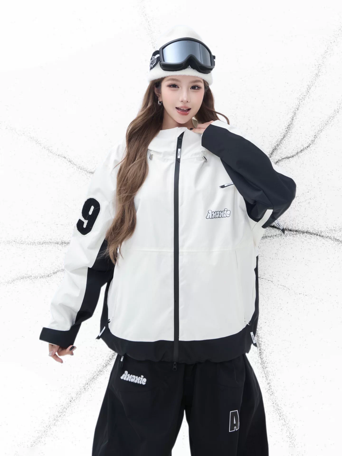 ANANIE Snow Line 3L Fleece Waterproof Snowboarding Pants