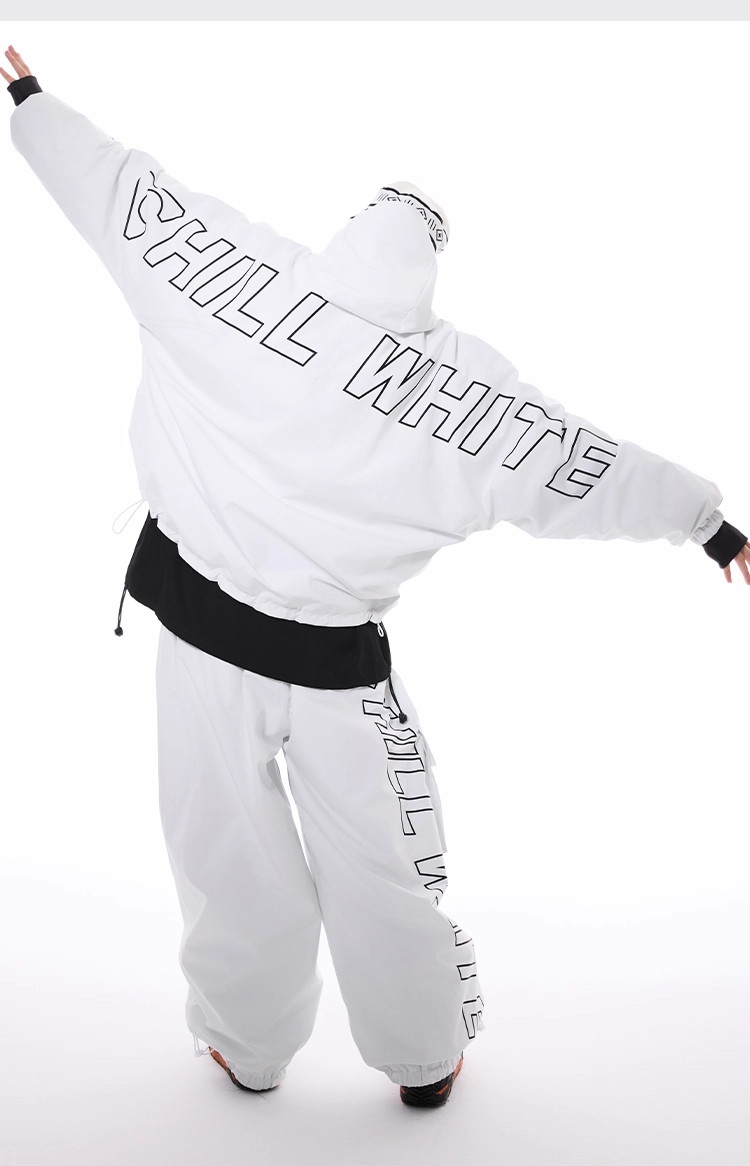 Chillwhite White Logo Snow Suit