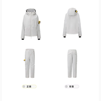 POSITIBEETY 3L Alpine Charm Padded Snow Jacket - Galaxy Grey