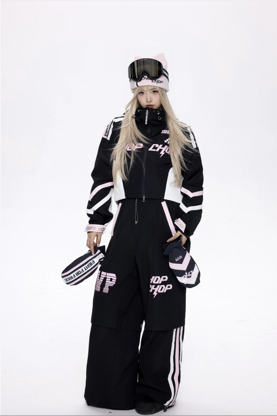 CHOPCHOP MVP Colorblock Ski Jacket & Bib Pants Set