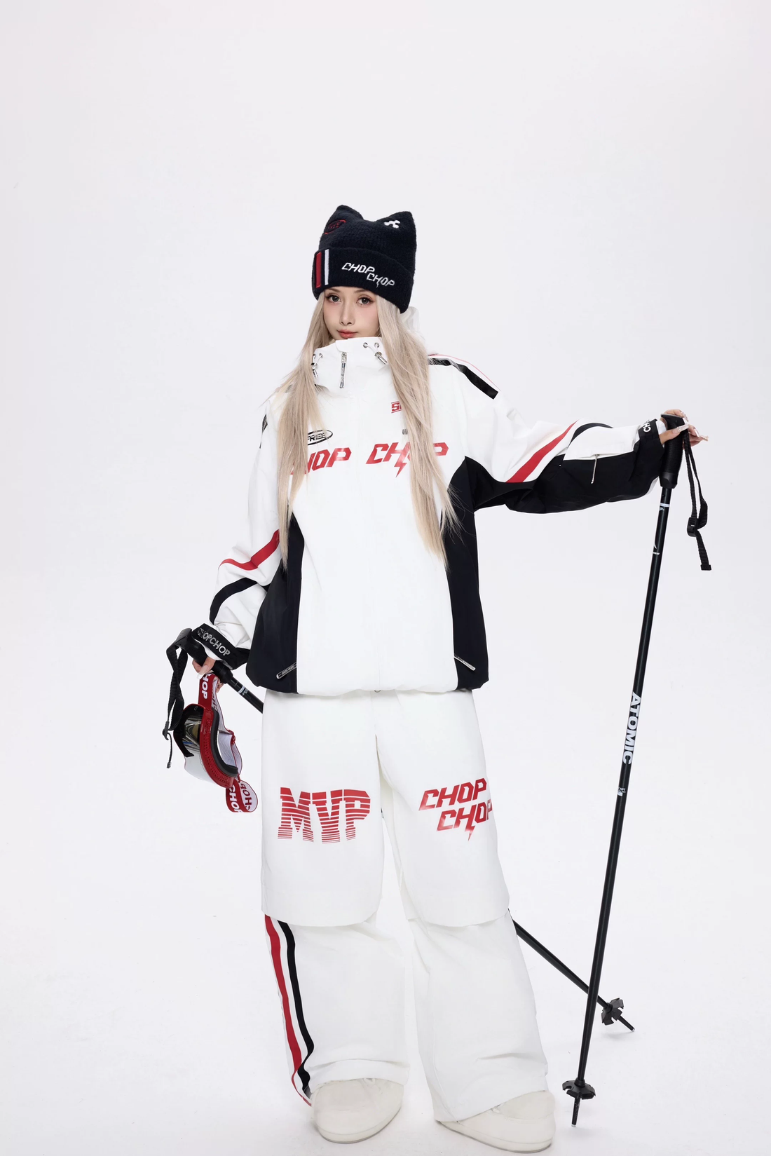 CHOPCHOP MVP Colorblock Padded Ski Jacket & Pants Set