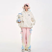 Lovely Ant Color-Blocked Waterproof Snow Pants