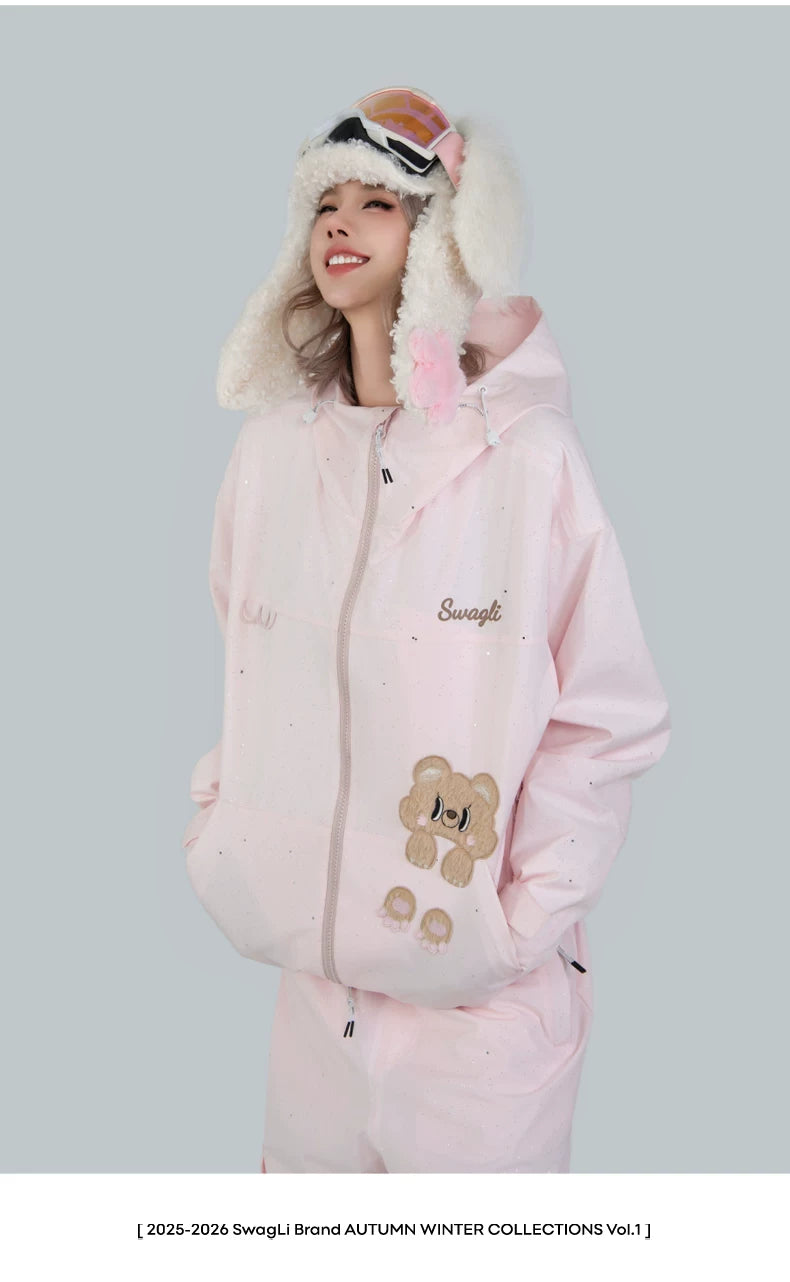 SWAGLI PinkieBear Snow Suit