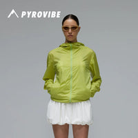 Pyrovibe AuraRide Women's UV Cycling Windbreaker