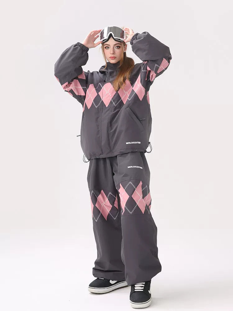 MOLOCOSTER Diamond Argyle Waterproof Ski Suit Se