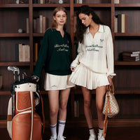 Now Rose Courtline Knit Polo