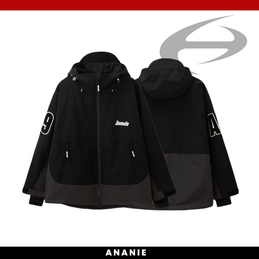 ANANIE Snow Line 3L Fleece Waterproof Snowboarding Jacket