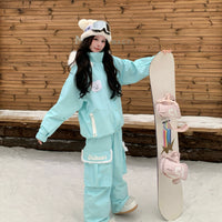 Skibear Arctic Mint Bear Skiing Suit