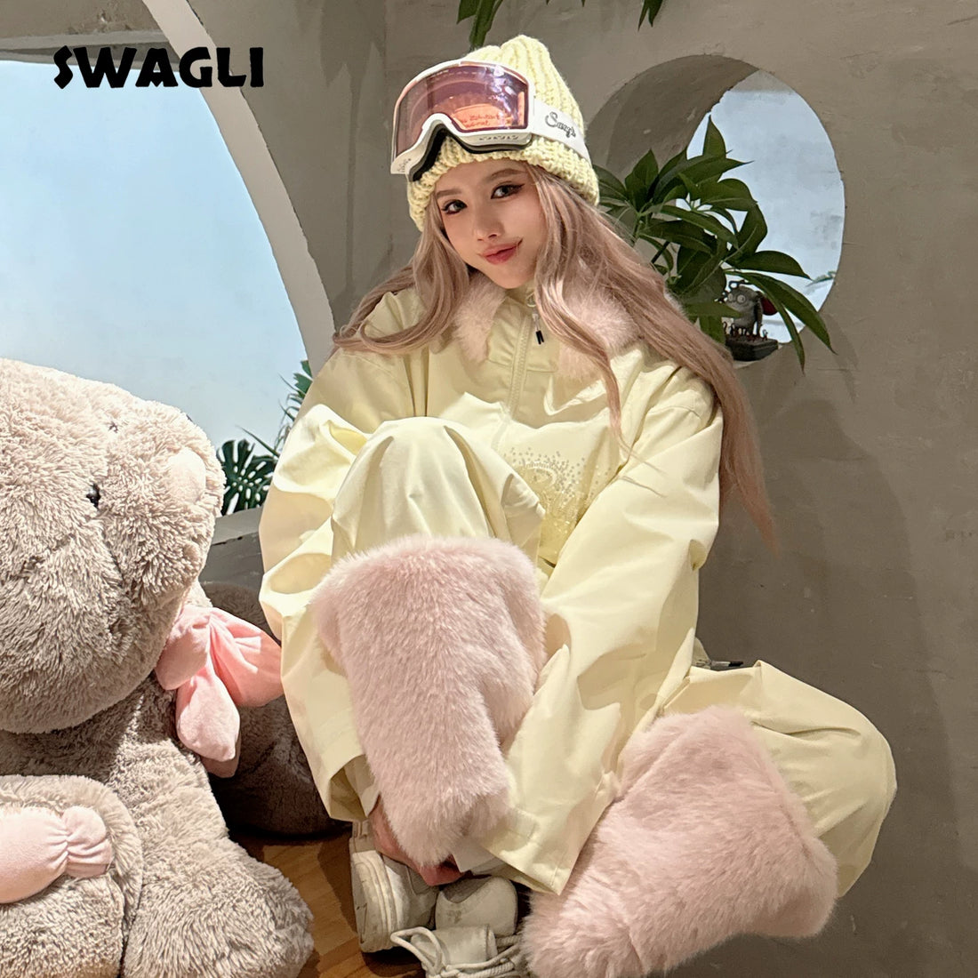 SWAGLI BunnyPop Snow Suit