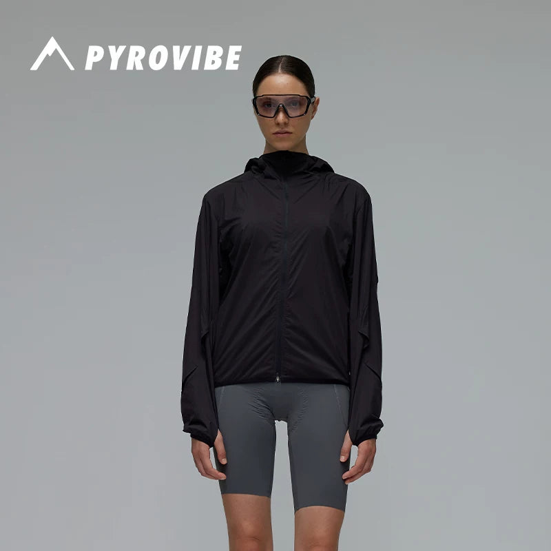 Pyrovibe AuraRide Women's UV Cycling Windbreaker