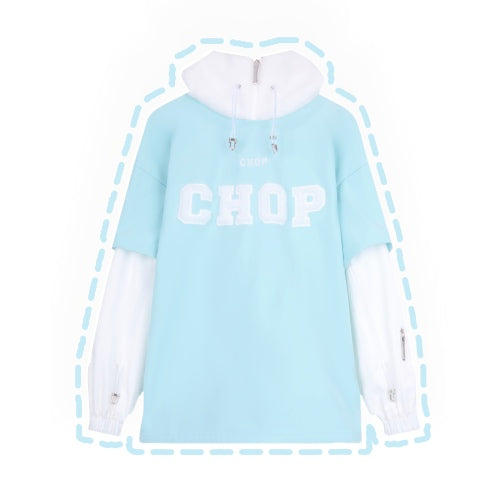 CHOPCHOP Candy Pop 蓬松雪地围脖和连帽衫