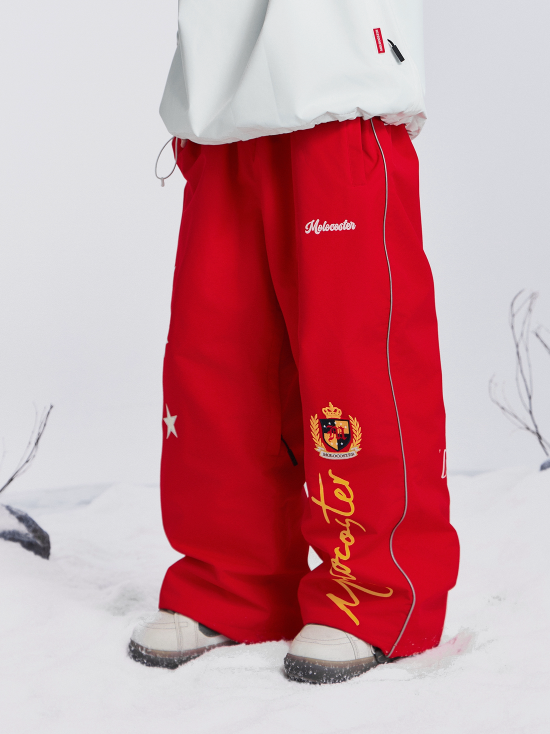 MOLOCOSTER Star Patchwork Waterproof Snowboard Pants
