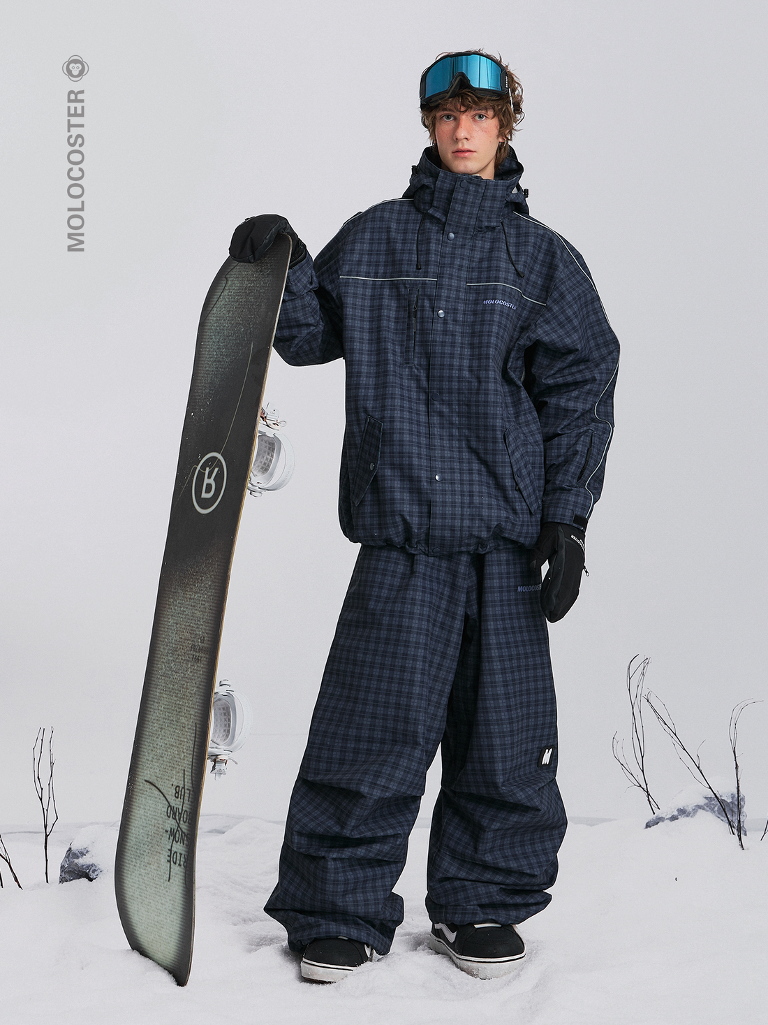 Molocaster Twilight Plaid Ski Suit Set