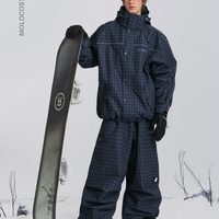 Molocaster Twilight Plaid Ski Suit Set