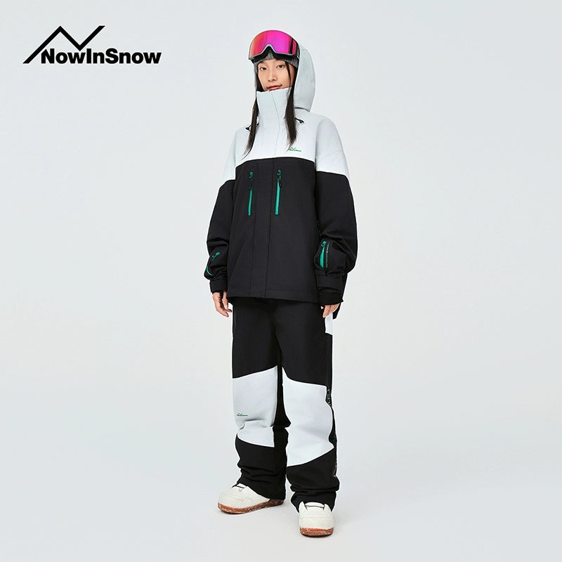 NIS 24/25 Classic Contrasting Color 3L Snowboarding Jacket and Pants