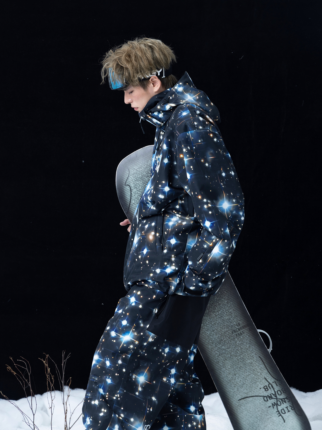 MOLOCOSTER Starry Night Galaxy Waterproof Ski Suit Set