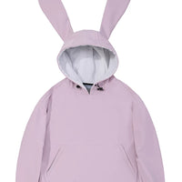 DOOREK Long Bunny Ear Waterproof Ski Hoodie