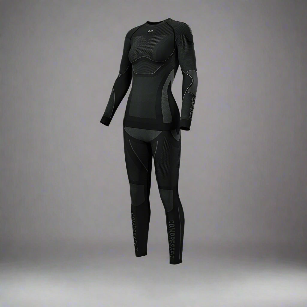 Winter Ski & Snowboard Seamless Thermal Base-layer Sets (For Women)