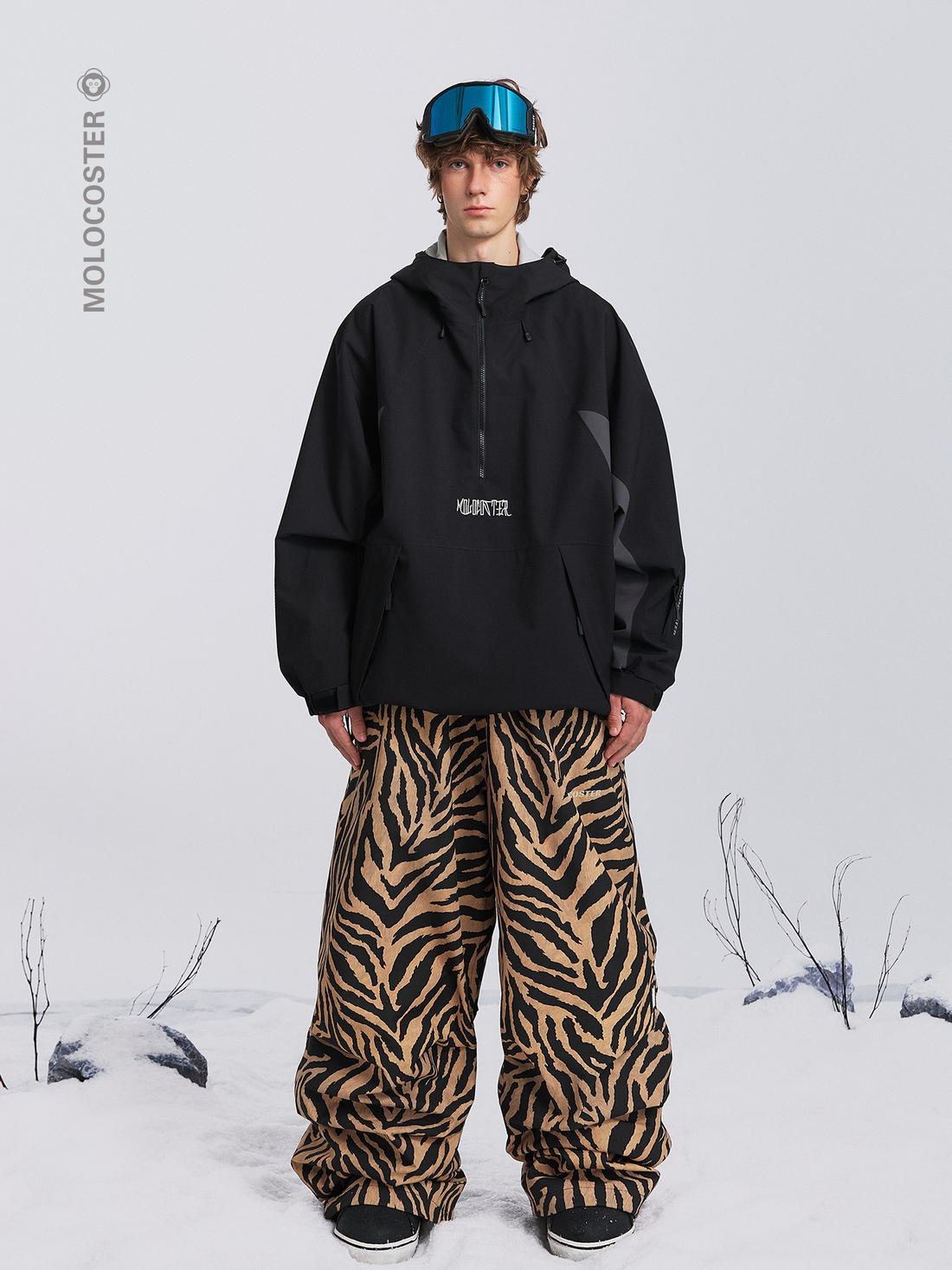 Molocoster Tiger Print 40K Waterproof Ski Pants