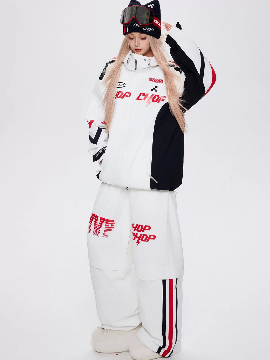CHOPCHOP MVP Colorblock Padded Ski Jacket & Pants Set