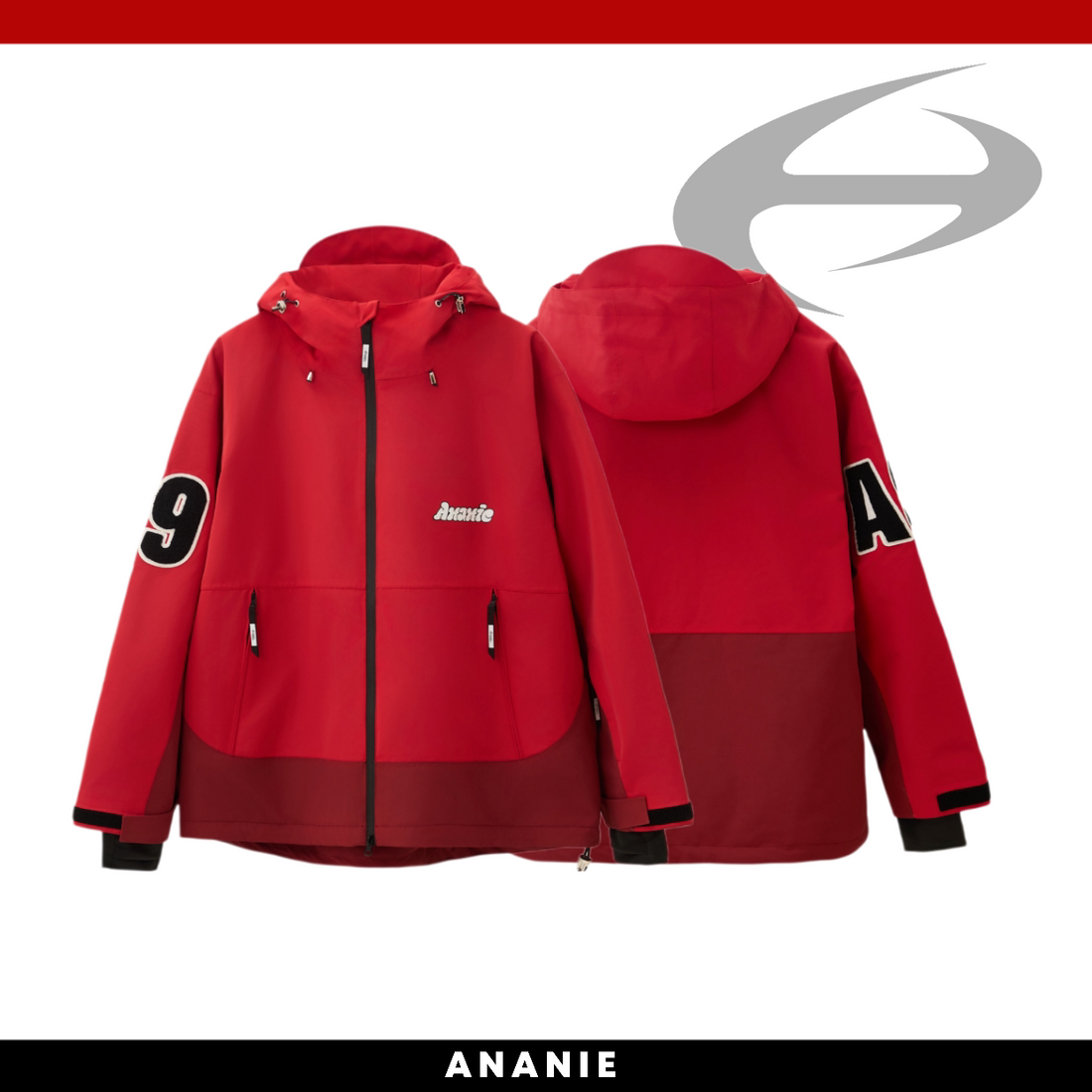 ANANIE Snow Line 3L Fleece Waterproof Snowboarding Jacket